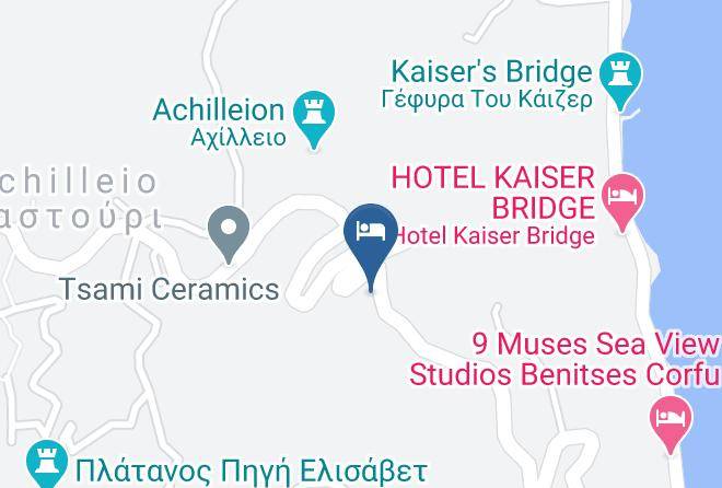 Kerkira - Benitses Bay View Hotel Maps