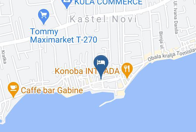 Kastela - Benjamin Hotel Maps