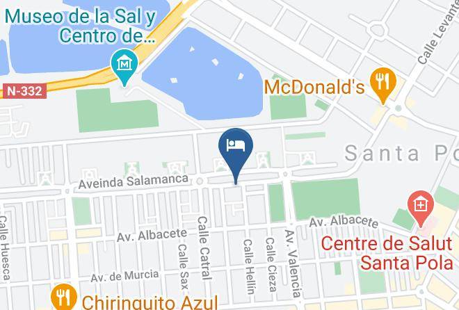 Alicante - Gran Playa Small Bungalow Maps