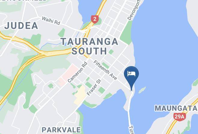 Tauranga - Bennett's Tauranga Motor Inn Maps