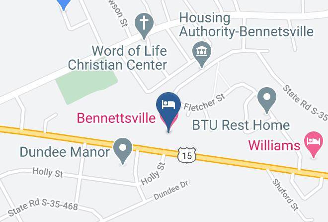 Marlboro - Bennettsville Motel Maps