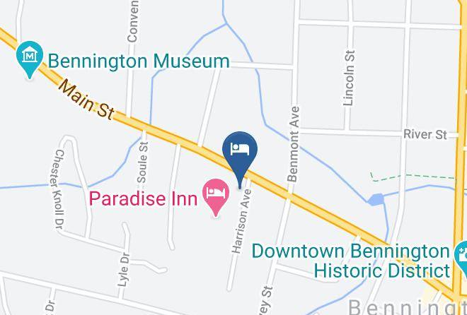 Bennington Motor Inn Map