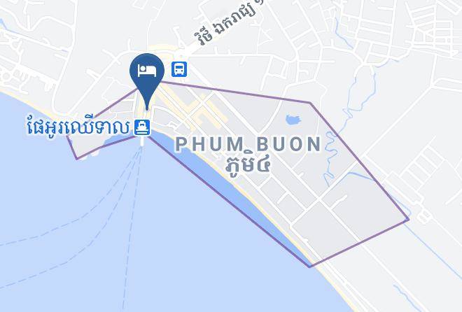 Preah Sihaknuk Town - Benny's City Hotel Restaurant & Cafe Maps