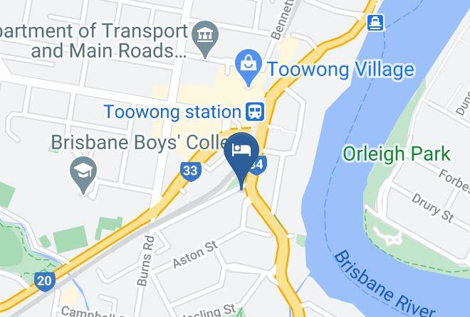 Brisbane - Benson Court Motel Maps