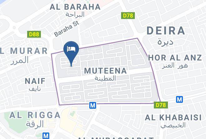 Dubai - Benta Grand Hotel Maps