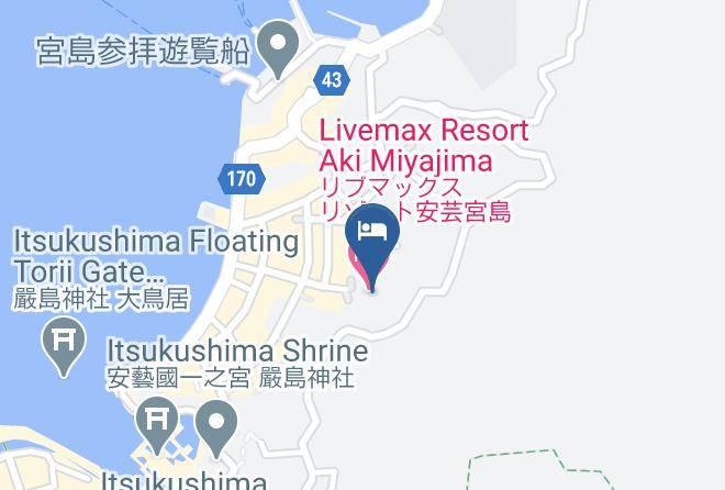 Hatsukaichi City - Benten No Yado Itsukushima Maps