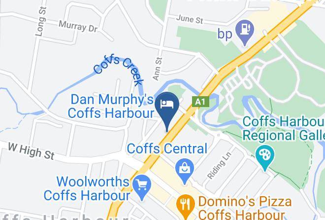 Coffs Harbour - Bentleigh Motor Inn Maps