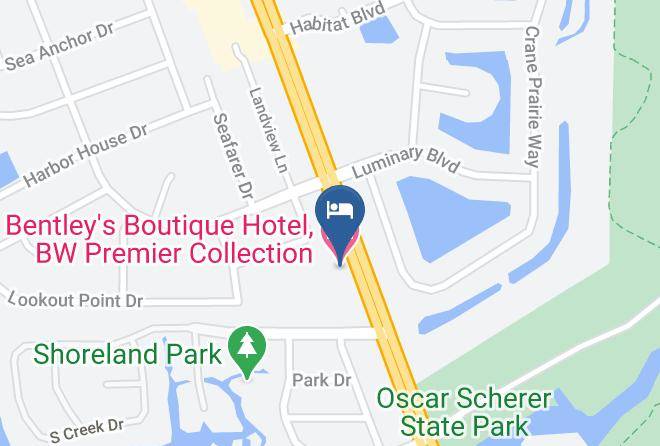 Sarasota - Bentley's Boutique Hotel Bw Premier Collection Maps