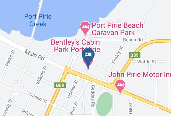 Port Pirie City And Dists - Bentley's Cabin Park Port Pirie Maps