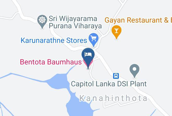 Galle - Bentota Baumhaus Maps