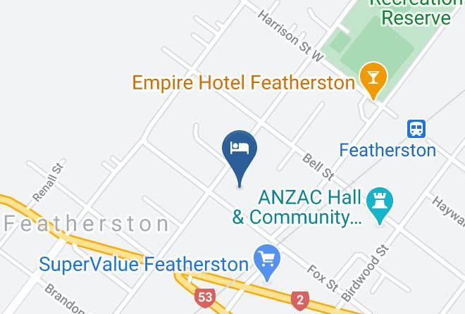 South Wairarapa - Benvenuto Accommodation Featherston Maps
