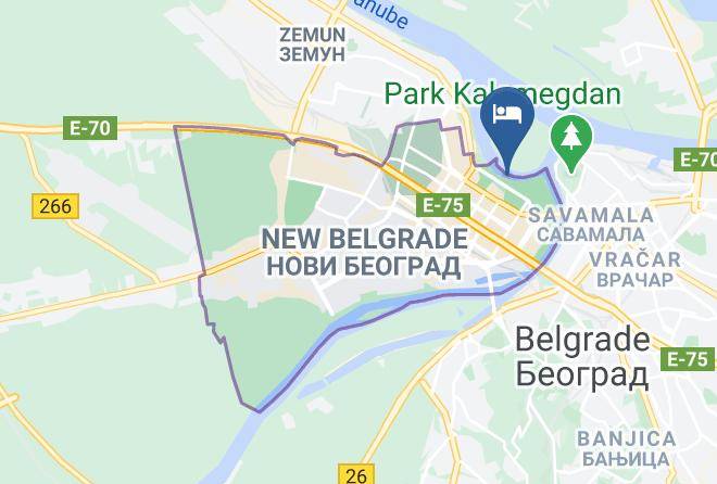 Belgrade City - Beoriver B&b Maps