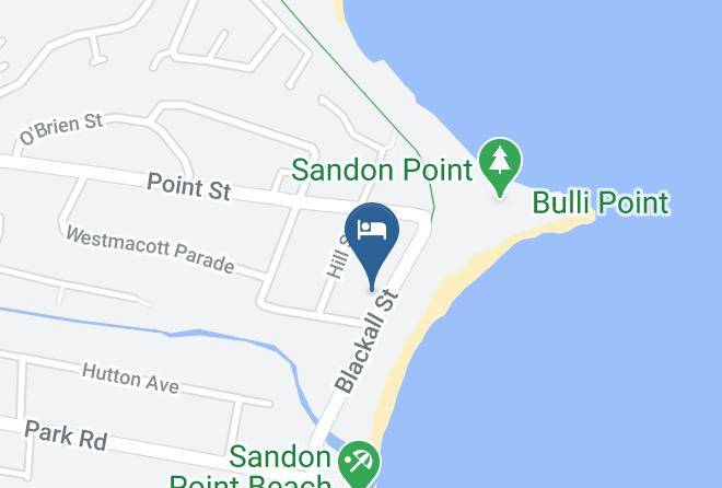 Bep's Beach House Map - New South Wales - Wollongong