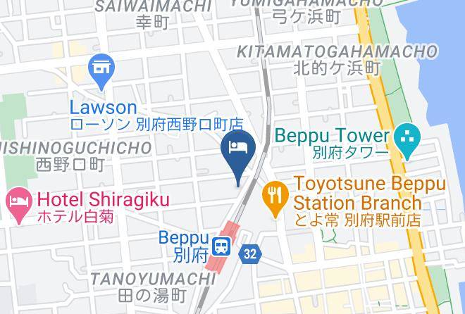 Beppu City - Beppu Daiiti Hotel Maps