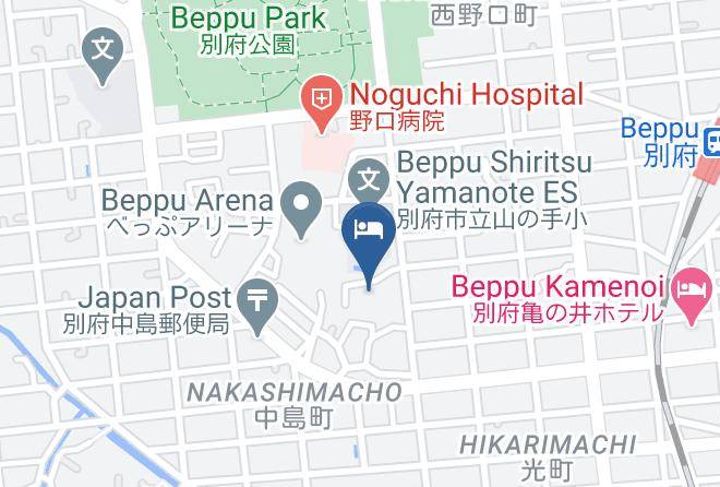 Beppu City - Beppu Hosenso Maps