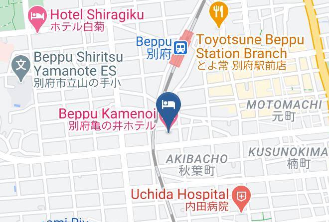 Beppu Kamenoi Hotel Map
