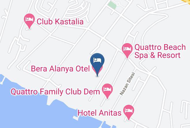 Bera Alanya Otel Map - Antalya - Konakli