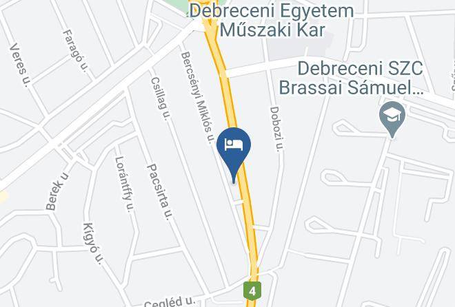 Debrecen - Bercsenyi Panzio Maps