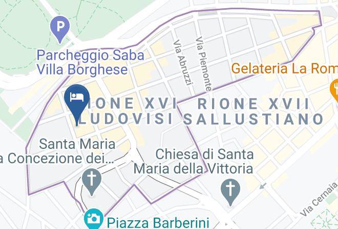 Rome - Berg Luxury Hotel Rome Maps