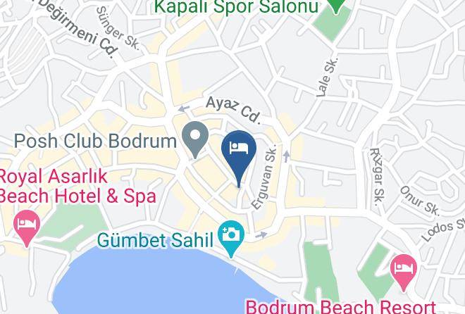 Bodrum - Berg Otel Maps