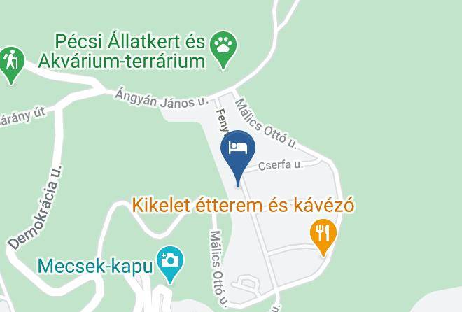 Pecs - Berg Toboz Panzio Maps