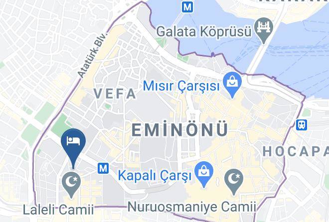 Fatih - Hotel Bergama Estambul Maps
