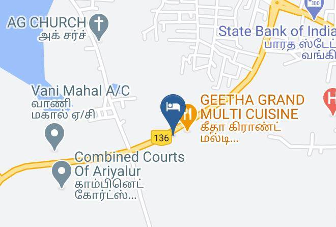 Bergamont Hotel Ariyalur Map