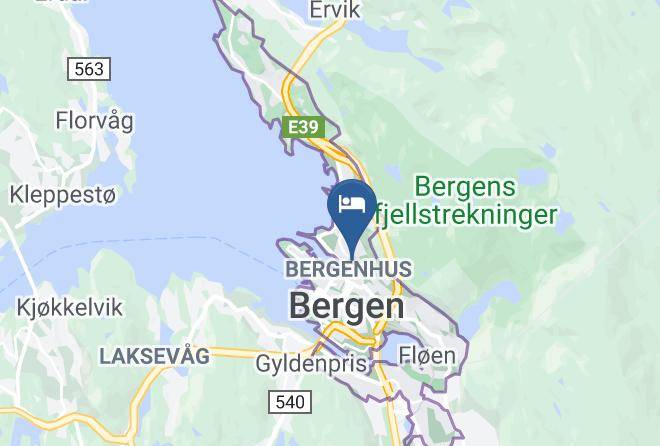 Bergen - Bergen Harbour Hotel Maps