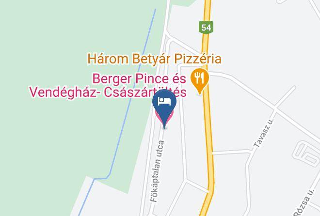 Csaszartoltes - Berger Pince Es Vendeghaz Maps