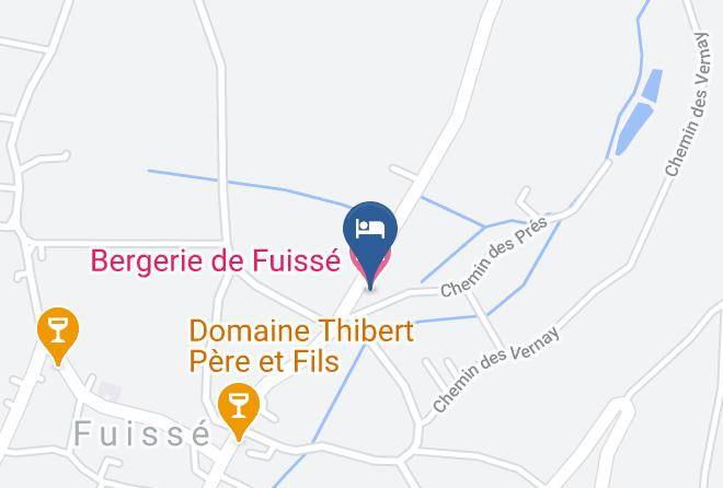 Saone Et Loire - Bergerie De Fuisse Maps
