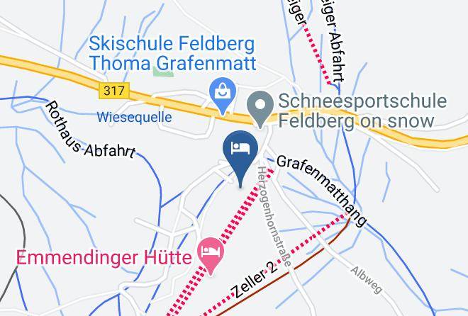 Breisgau Hochschwarzwald - Berggasthaus Auerhahn Maps