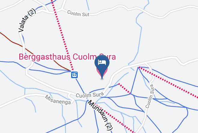 Surselva - Berggasthaus Cuolm Sura Maps