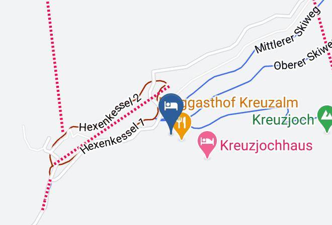 Garmisch Partenkirchen - Berggasthof Kreuzalm Maps