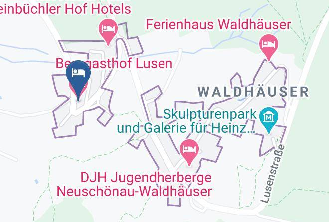 Freyung Grafenau - Berggasthof Lusen Maps