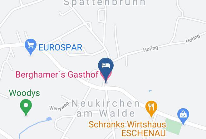 Grieskirchen - Berghamer`s Gasthof Hotel Maps