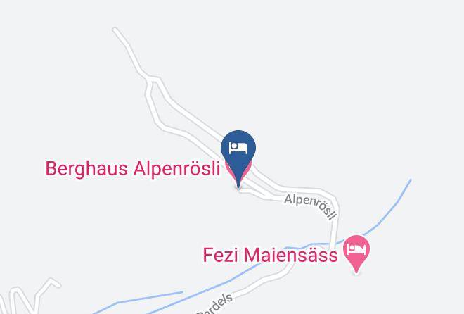 Prattigau Davos - Berghaus Alpenrosli Maps