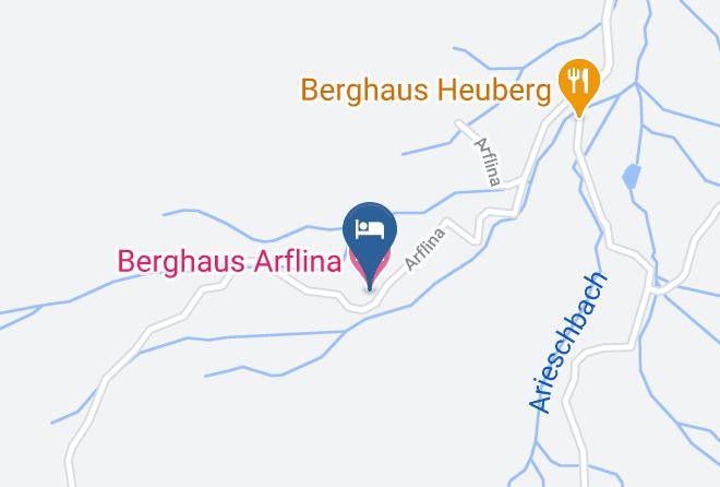 Prattigau Davos - Berghaus Arflina Maps