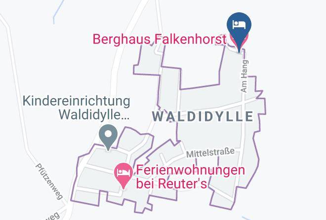 Sachsische Schweiz Osterzgebirge - Berghaus Falkenhorst Maps