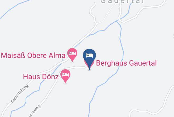 Bludenz - Berghaus Gauertal Maps
