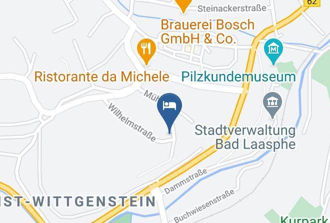 Hotel Berghaus Sieben Map