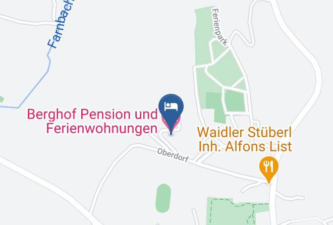 Regen - Berghof Pension Und Ferienwohnungen Maps