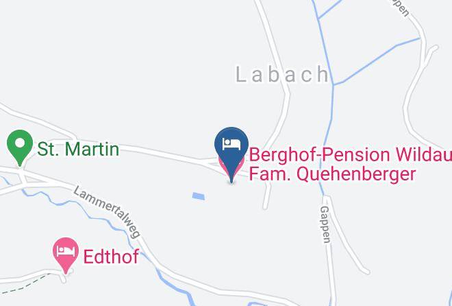 Sankt Johann Im Pongau - Berghof Pension Wildau Fam Quehenberger Maps