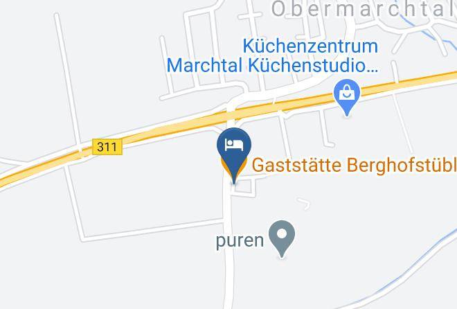 Alb Donau Kreis - Gaststatte Berghofstuble Maps