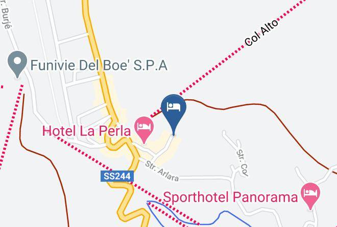 Bolzano - Berghotel Ladinia Maps