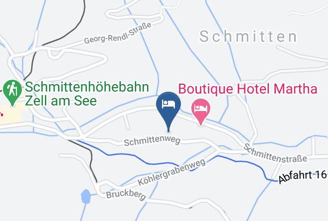 Zell Am See - Berghotel Schmittenhohe Maps