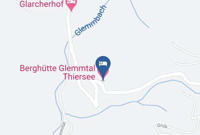 Kufstein - Berghutte Glemmtal Thiersee Maps