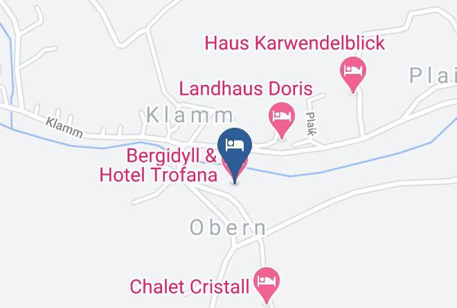 Innsbruck Land - Bergidyll & Hotel Trofana Maps