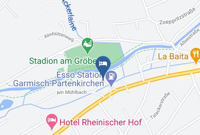 Garmisch Partenkirchen - Bergland Fewo Reserl Maps