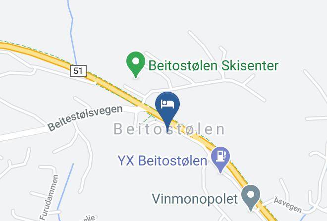 Oystre Slidre - Bergo Hotel Maps