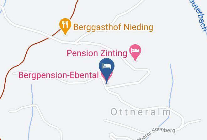 Kitzbuhel - Bergpension Ebental Maps
